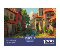 European Streets Puzzle 1000 Pièces Difficile Puzzles pour Adults Enfant Puzzle De Haute Qualité Jeu De Défi Intellectuel 70x50cm/1000pcs