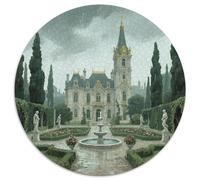 European Style Palace Puzzle 1000 Pièces Educa Jouet en Bois Divertissement Créatif Décoration Intérieure Building Jeu Éducatif Challenge Toy Adultes & Enfants des 14 Ans 1000pcs (67.5x67.5cm)