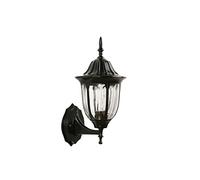 European Style Wall Lamp Balcony Waterproof Wall Lantern Led Wall Lights Staircase Lamp Outdoor Retro Garden Lamp Outdoor Wall Sconces E27 Embedded Wall Light/Black