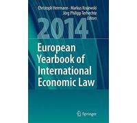 European Yearbook Of International Economic Law 2014