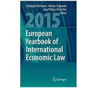 European Yearbook Of International Economic Law 2015