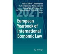 European Yearbook Of International Economic Law 2021