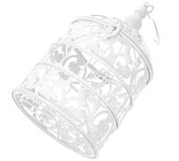 Européen Cage Décorative Style Fer en Oiseaux à Mariage | Décoration de Vitrine, Ornement Blanc Créatif, Rangement D’objets, Fleurs et Table de Fête