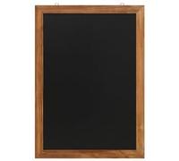EUROPEL Ardoise avec cadre en bois, 600 x 1.100 mm, naturel