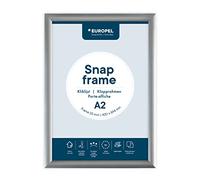 Generique Cadre clipsable mural A2, profil 25 mm, argent, aluminium anodisé, anti-reflets