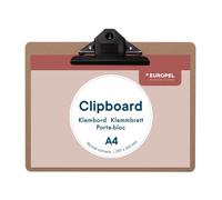 Europel Porte-Menu À Pince Mdf A4 Paysage Naturel