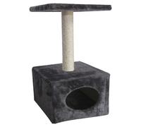 Europet Bernina Arbre À Gratter Classic Abey Gris 30x30x60 Cm Pour Chats