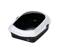 Europet Bernina Bac à Litière Rectangulaire Gris Anthracite Taille M 43 x 56 / 14 cm