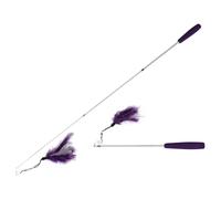 Europet Bernina Canne à Pêche pour Chat Stabteleskop Mauve 35-95 CM Jouet