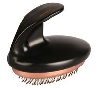 Europet Bernina Combinard Brosse Noir 11x7cm pour Chiens Ergonomique Bronze/Noir