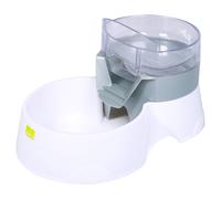Ebi, Pet Feeder 2IN1 1200ml - 28x19x17cm Gris, pour l'Alimentation Bol/Gamelle, Gris, Chien