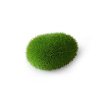 EUROPET-Décor aquarium moss ball petit format coloris vert en résine de polyester - 6 x 4,5 x 3,5 cm