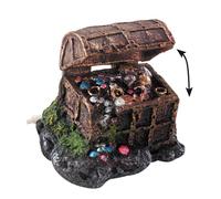 EUROPET-Décor d’aquarium coffre trésor marron Europet Aqua Della - 17,5 x 12,5 x 11 cm
