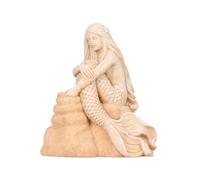EUROPET-Décor d’aquarium sirène Ariel beige Europet Aqua Della grand modèle- 20,5 cm