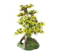 EUROPET-Décor d'aquarium bonsai médium en résine de polyester vert - 15 cm