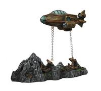 EUROPET-Décor sous marin Némo flottant Jules Verne coloris gris en résine de polyester