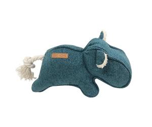 EUROPET-Jouet pour chien coloris bleu peluche hippopotame D&D Home Emmy - 30 x 14 x 15 cm