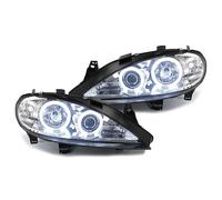 EUROPETUNING - 00756 - PHARES ANNEAUX CCFL FEUX LED ANGEL EYES COMPATIBLE AVEC RENAULT MEGANE 1 PH 2 1999-2002
