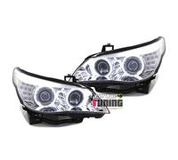 EUROPETUNING - 02922 - PHARES FEUX AVANTS CCFL ANGEL DEVIL EYES A LEDS COMPATIBLE AVEC BMW SERIE 5 E60 & E61 PHASES 1