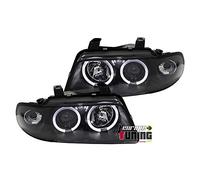 europetuning - 03294 - PHARES FEUX AVANTS ANGEL EYES A4 B5 NOIRS PHASE 1