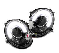 europetuning - 04214 - PHARES FEUX AVANTS NOIRS LED CELIS MINI COOPER R55-R56-R57 2006-2010