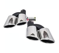 europetuning - 04866 - DOUBLES SORTIES DUPLEX INOX SILENCIEUX ECHAPPEMENT SPORT PACK S COMPATIBLE AVEC AUDI A3 A4 A5 ...