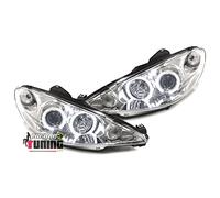 EUROPETUNING - 11045 - PHARES ANGEL EYES ANNEAUX LED TUNING COMPATIBLE AVEC PEUGEOT 206 en H4