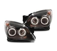 EUROPETUNING - 13075 - PHARES FEUX AVANTS ANGEL EYES LED NOIR COMPATIBLE AVEC OPEL ASTRA H BERLINE GTC ET TWIN TOP