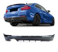 europetuning - DIFFUSEUR Sport Noir Brillant Compatible BMW Serie 2 Coupe Cabriolet F22 F23 Pack M (05896)