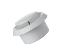 Europlast Ø 125mm Diffuseur Réglable - Vanne Universelle d'Alimentation/Echappement - Grille de Ventilation - Plastique ABS Blanc