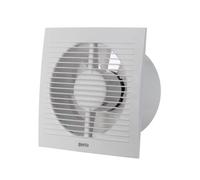 Europlast Ø 150mm Extracteur d'Air Silencieux Avec Capteur d'Humidité et Minuterie - Ventilateur Salle de Bain Blanc - Ventilateur Mural pour Cuisine WC Salle de Bain