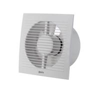 Europlast Ø 150mm Extracteur d'Air Silencieux - Ventilateur Salle de Bain Blanc - Ventilateur Mural pour Cuisine WC Salle de Bain