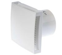 Europlast Ø 150mm Extracteur d'Air Silencieux - Ventilateur Salle de Bain Blanc - Ventilateur Mural pour Cuisine WC Salle de Bain