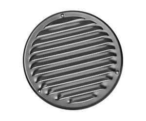 Europlast Ø 160mm Aluminium Grille de Ventilation avec Moustiquaire - Grilles d'aération en Métal