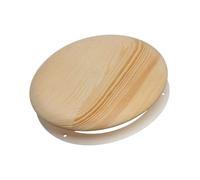 Europlast Ø 160mm Diffuseur Universel d'Alimentation et d'Extraction en Bois pour Sauna - Vanne d'Air Réglable pour Mur et Plafond - Grille de Ventilation