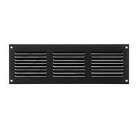 EUROPLAST 300x100 mm Grille de Ventilation avec Moustiquaire - Grilles d'aération en Métal - Acier, Anthracite