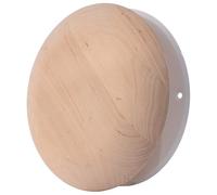 EUROPLAST Soupape à disque en bois de 100 mm - Ronde pour sauna - Diffuseur universel d'alimentation et d'évacuation d'air - Diffuseur réglable pour mur ou plafond - Valve d'aération pour sauna