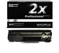 EuroPro 2X Toner compatibles pour Canon MF231 MF232 MF236 MF237 MF244 MF247 MF249 remplace 737 9435B002 Black