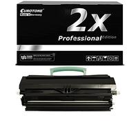 EuroPro 2X Toner compatibles pour Lexmark E260 E360 E460 remplace 00E260A11E