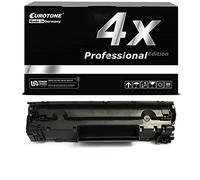 EuroPro 4X Toner Compatible pour Canon MF211 MF212 MF216 MF217 MF226 MF227 MF229 remplace 737 9435B002 Black