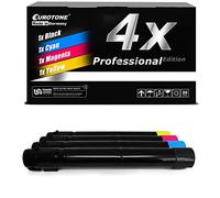 EuroPro 4X Toner Compatible pour Xerox Phaser 7800 remplace 106R01566 - 106R01569 Set