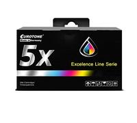 EuroPro 5X Cartouche Compatible pour Brother DCP-J4110 remplace LC-127 XL LC-125 CMYK