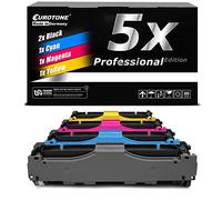 EuroPro 5X Toner Compatible pour Canon LBP7200 LBP7210 LBP7660 LBP7680 remplace 718