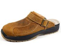EuroRoutier Premium Leather Tucson Brown, Sabots de Sécurité SB A-E-FO SRC (45)
