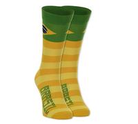 Euroscarves Chaussettes sur le thème de la campagne, fabriquées en UE, Brésil, Large