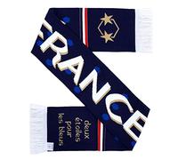 Euroscarves Écharpe en tricot HD haute définition National Soccer, Bleu, blanc, rouge, fits all