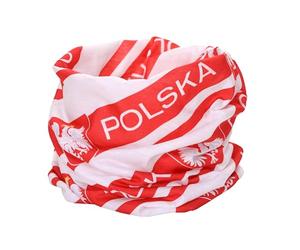Euroscarves Pologne Polska Cache-cou écharpe tube (bandana, cagoule, masque de ski), Pologne, convient à tous, Pologne, Fits all