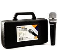 Eurosell - Microphone dynamique pour chant et scène, avec étui et câble jack XRL 5 m
