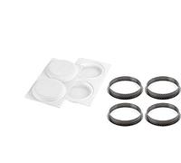 Euroshoppingonline Kit carte Ring Round Moule à gâteau en forme de bagues, 12 cm