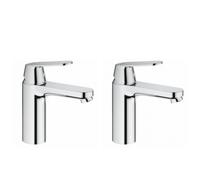 Eurosmart Cosmopolitan - Lot de 2 mitigeurs de lavabo CE, chrome (2339800E-DUO)